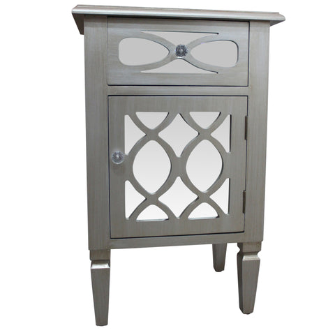 Leif & Starr 501-138 Ester Accent Table Antique Silver