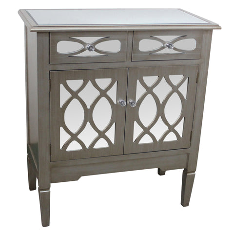 Leif & Starr 507-138 Ester Cabinet Antique Silver