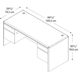 Bush EX17718K Double Pedestal Desk