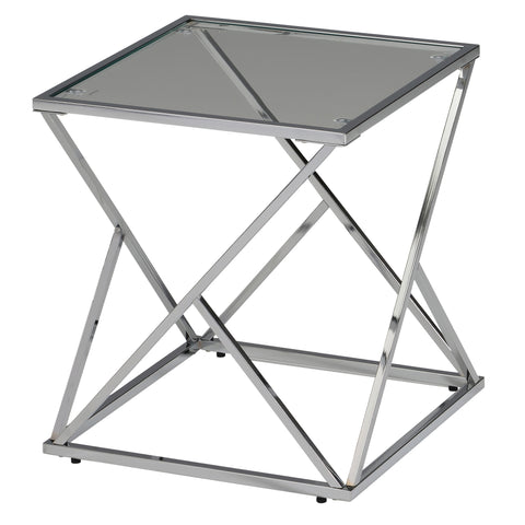 Leif & Starr 501-942 Geo Accent Table Chrome