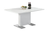L&S Basics 10038 Dining Table - 35"X 60" / High Glossy White