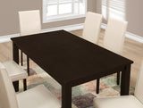 L&S Basics 10057 Dining Table - 32"X 55" / Cappuccino Veneer