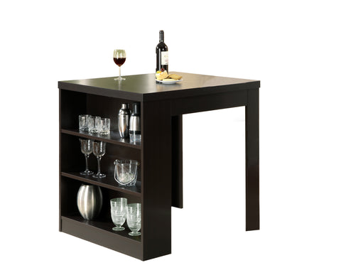 L&S Basics 10069 Dining Table - 32"X 36"  / Cappuccino Counter Height