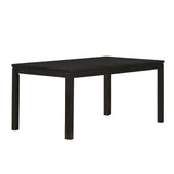 L&S Basics 10073 Dining Table - 38"X 54"X 70"  / Cappuccino With A Leaf