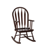 L&S Basics 10076 Rocking Chair - 28"H / Cappuccino Juvenile Arrow Back