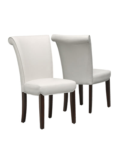 L&S Basics 10108 Dining Chair - 2Pcs / 39"H / Taupe Leather-Look