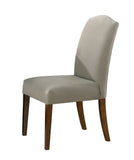 L&S Basics 10113 Dining Chair - 2Pcs / 38'H / Beige Velvet Fabric