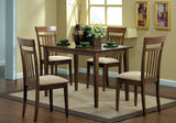 L&S Basics 10116 Dining Set - 5Pcs Set / Walnut Finish