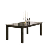 L&S Basics 10118 Dining Table - 40"X 60"X 78" / Espresso Top With A Leaf