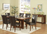 L&S Basics 10120 Dining Table - 38"X 71" / Dark Walnut Veneer Top