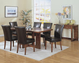 L&S Basics 10120 Dining Table - 38"X 71" / Dark Walnut Veneer Top