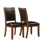 L&S Basics 10140 Dining Chair - 2Pcs / 38"H / Dark Walnut