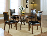 L&S Basics 10140 Dining Chair - 2Pcs / 38"H / Dark Walnut