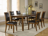 L&S Basics 10141 Dining Table - 36"X 54"X 72" / Dark Walnut With A Leaf