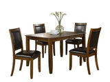 L&S Basics 10141 Dining Table - 36"X 54"X 72" / Dark Walnut With A Leaf