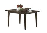 L&S Basics 10142 Dining Table - 36"X 48" X 60" /  Cappuccino With A Leaf