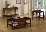 L&S Basics 10151 End Table - Brown Oak Veneer