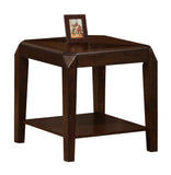 L&S Basics 10151 End Table - Brown Oak Veneer