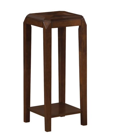 L&S Basics 10153 Accent Table - Brown Oak Veneer