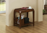 L&S Basics 10154 Accent Table - Brown Oak Veneer