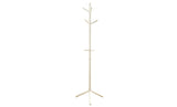 L&S Basics 10162 Coat Rack - 69"H / White Wood Contemporary Style