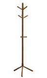 L&S Basics 10163 Coat Rack - 69"H / Oak Wood Contemporary Style