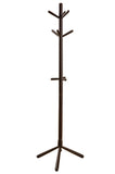 L&S Basics 10164 Coat Rack - 69"H / Cappuccino Wood Contemporary Style