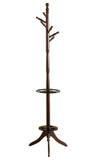 L&S Basics 10165 Coat Rack - 71"H / Dark Cherry With An Umbrella Holder