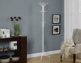 L&S Basics 10166 Coat Rack - 70"H / White Metal