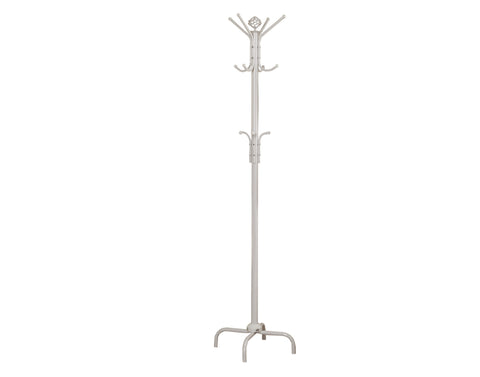 L&S Basics 10166 Coat Rack - 70"H / White Metal