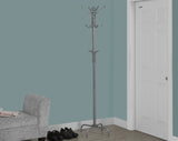 L&S Basics 10167 Coat Rack - 70"H / Silver Metal