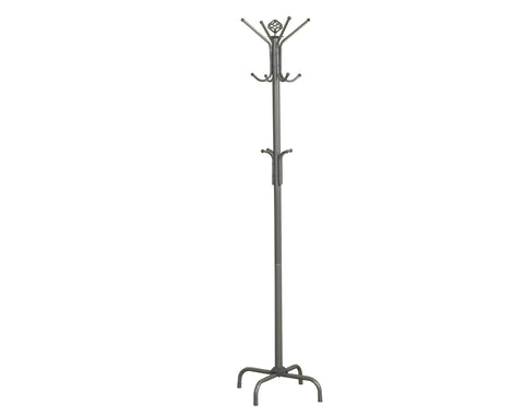 L&S Basics 10167 Coat Rack - 70"H / Silver Metal