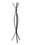 L&S Basics 10173 Coat Rack - 72"H / Cappuccino Metal Contemporary Style