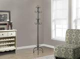 L&S Basics 10182 Coat Rack - 72"H / Dark Brown Metal
