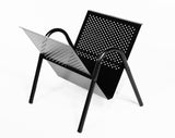 L&S Basics 10191 Magazine Rack - Black Metal