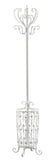 L&S Basics 10194 Coat Rack - 72"H / Antique White Metal