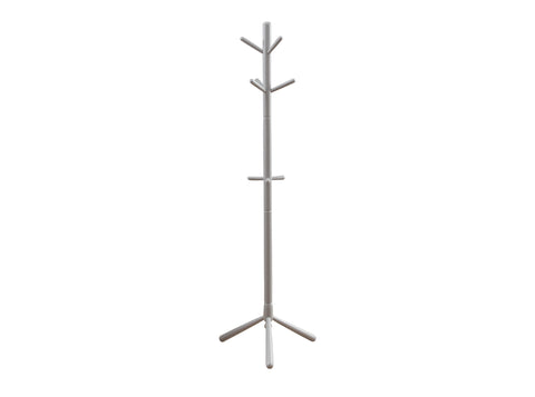 L&S Basics 10197 Coat Rack - 69"H / Grey Wood Contemporary Style