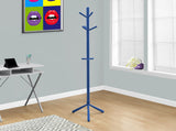 L&S Basics 10198 Coat Rack - 69"H / Blue Wood Contemporary Style