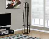 L&S Basics 10202 Coat Rack - 72"H / Black Metal With An Umbrella Holder