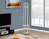 L&S Basics 10203 Coat Rack - 72"H / White Metal With An Umbrella Holder