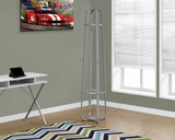 L&S Basics 10204 Coat Rack - 72"H / Silver Metal With An Umbrella Holder