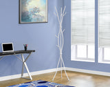 L&S Basics 10207 Coat Rack - 74"H / White Metal