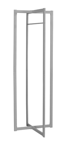 L&S Basics 10225 Coat Rack - 72"H / Silver Metal