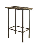 L&S Basics 10236 Home Bar - 24"X 36"  / Cappuccino Marble / Metal