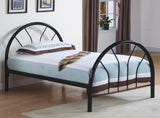 L&S Basics 10269 Bed - Twin Size / Black Metal Frame Only