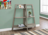 L&S Basics 10292 Bookcase - 48"H / Dark Taupe Accent Etagere