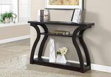 L&S Basics 10299 Accent Table - 47"L / Cappuccino Hall Console