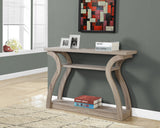 L&S Basics 10300 Accent Table - 47"L / Dark Taupe Hall Console
