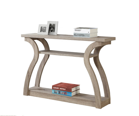 L&S Basics 10300 Accent Table - 47"L / Dark Taupe Hall Console