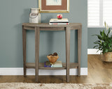 L&S Basics 10306 Accent Table - 36"L / Dark Taupe Hall Console